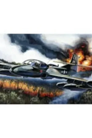 Laatste Versie A-37B DRAAKvlieg Schaalmodel