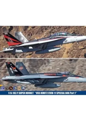 F / A-18E / F SUPER HORNET ™ USS NIMITZ CVW-11 Box 1 Schaalmodel Gratis Retour