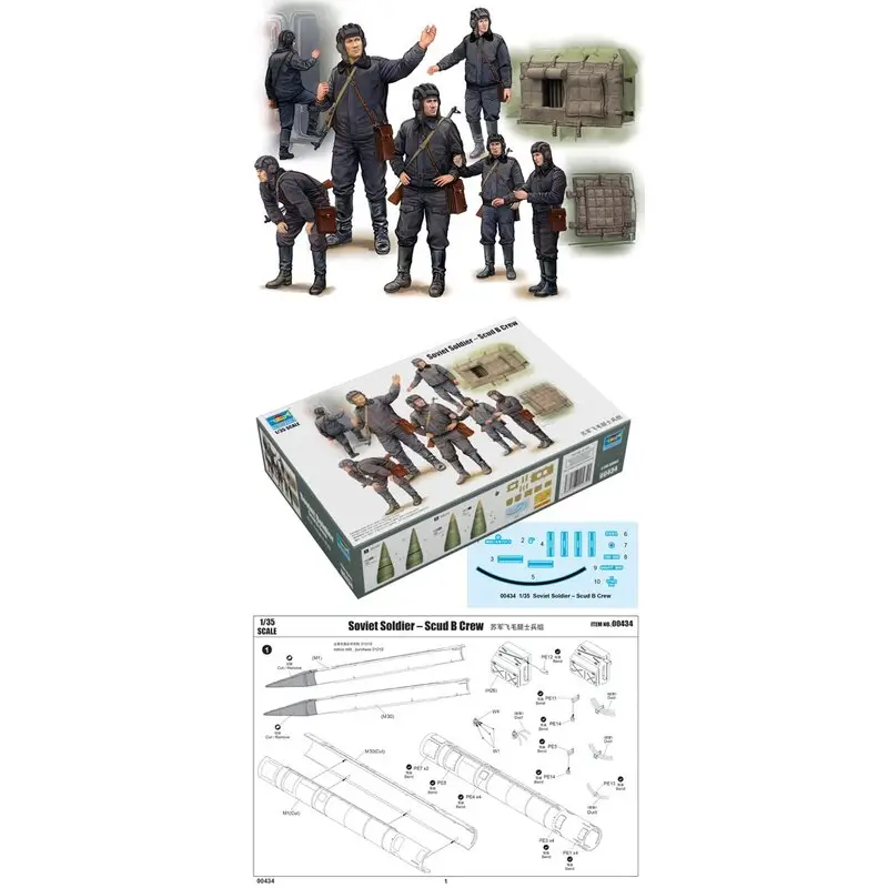 Korting Sovjet soldier-scud b crew Figuren