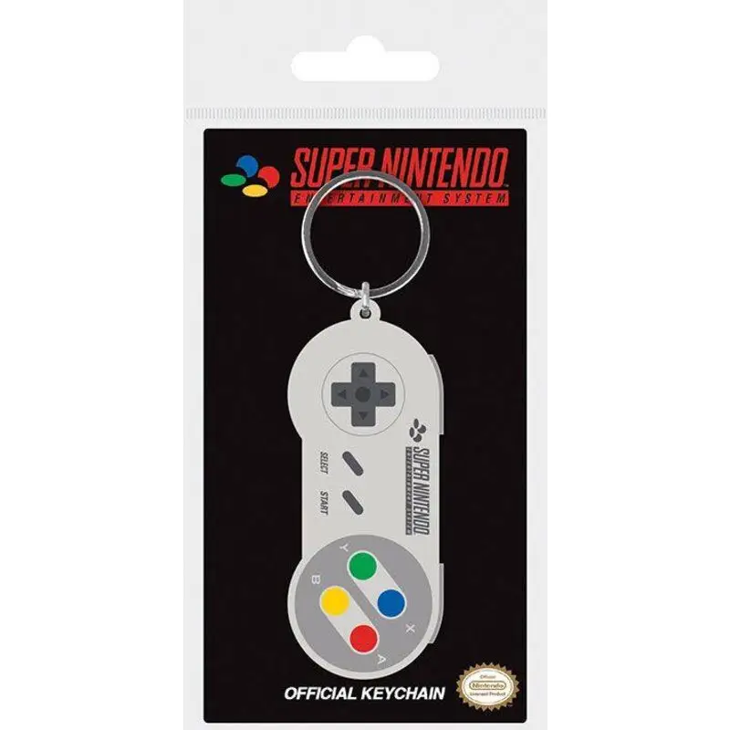 Bestseller Nintendo Rubber Keychain SNES Controller 6 cm Sleutelhanger