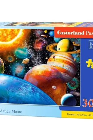 Planeten en hun Moons, puzzel 300 stuks Alleen Vandaag