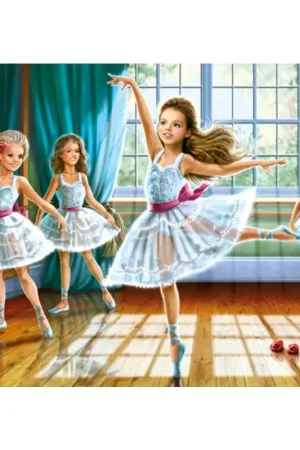 Puzzel Kleine ballerinas Gratis Retour