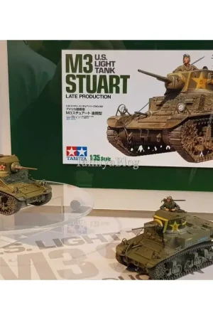 M3 Stuart Late Production Schaalmodel Alleen Vandaag