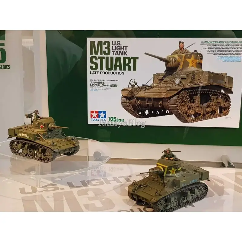 M3 Stuart Late Production Schaalmodel Alleen Vandaag