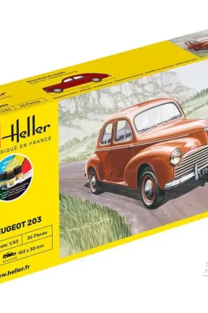 STARTER KIT PEUGEOT 203 36 stuks Schaalmodel Snelle Levering