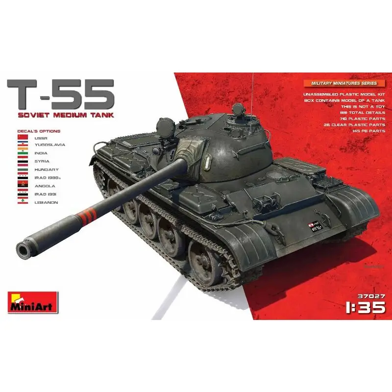 Sovjet T-55 Medium tank Schaalmodel Betaalbaar