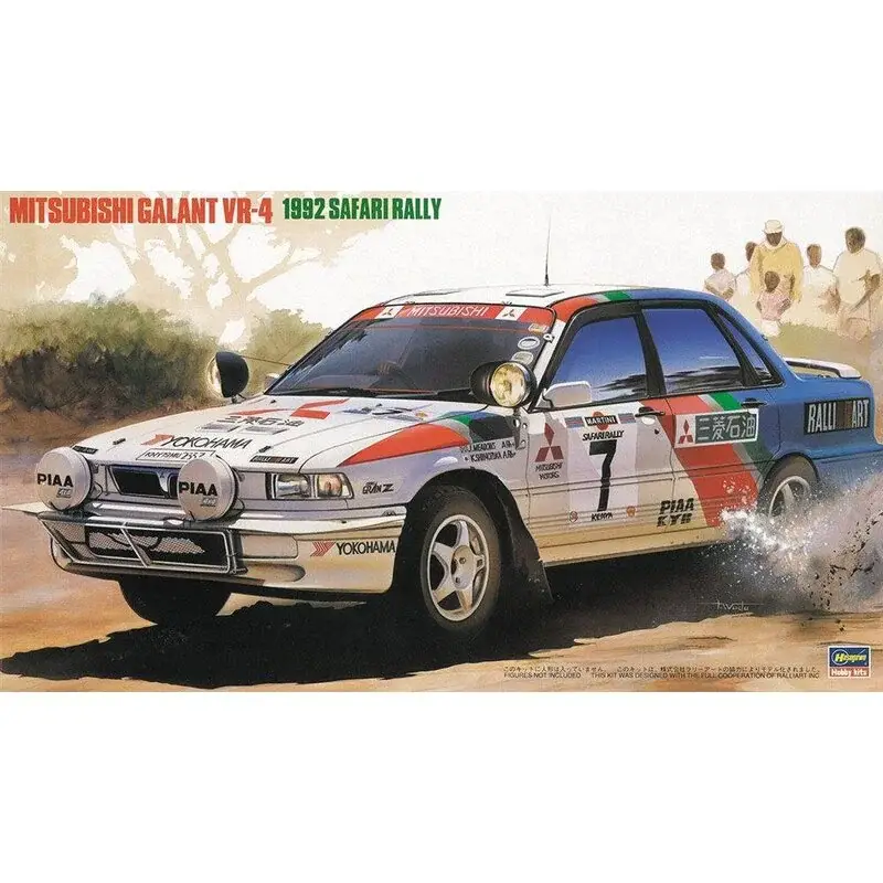 Alleen Vandaag Mitsubishi Galant VR-4 1992 Safari Rally Schaalmodel