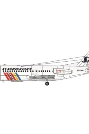 Fokker F-28-4000-SAS Schaalmodel Aanbieding
