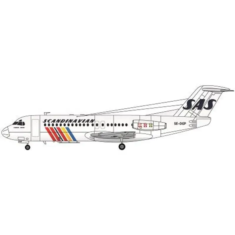 Fokker F-28-4000-SAS Schaalmodel Aanbieding