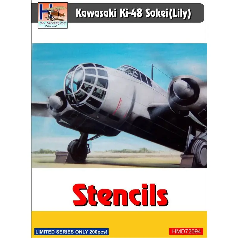 Sticker Kawasaki Ki-48-II Lily stencils (set voor 2 a / c) Decal Koop Online