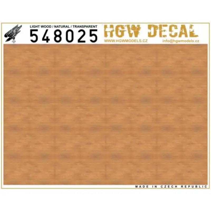 Sticker Light Wood - Transparent (NO GRID) Kenmerken: een nieuw achtergrondpapier met witte achtergrond - geen optische vervormi Laatste Kans
