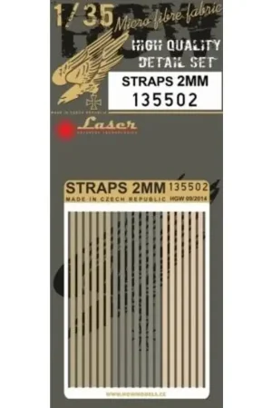 Bandjes 2 mm - riemen 1/35 Decal Populair