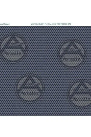 Populair Sticker (Clear Decal Paper) WWI German "Naval Hex" Printed Linen