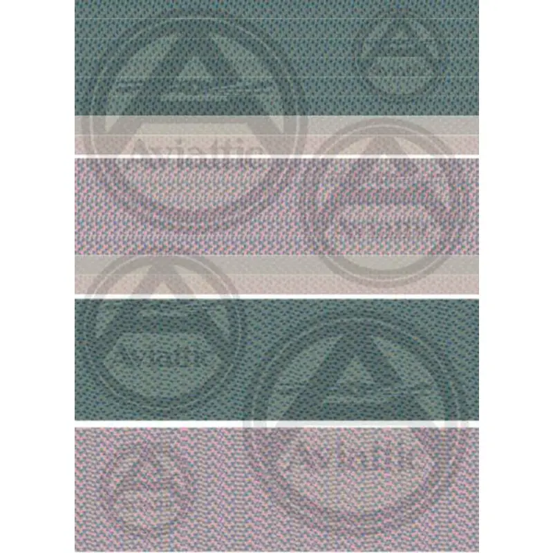 Actieprijs Sticker 4 kleuren bovenste en onderste "bout" en "gekoppelde bout" ruit (inc.interior omgekeerd patroon)