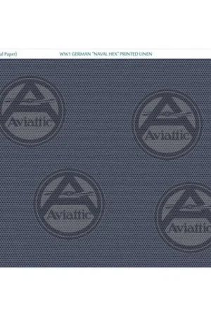 Betaalbaar Sticker (Wit stickerpapier) WWI Duits "Naval Hex" bedrukt linnen Decal