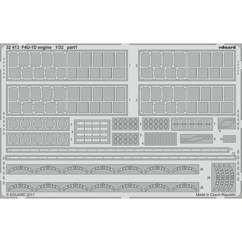 Premium Vought F4U-1D Corsair-motor (ontworpen voor gebruik met Tamiya-sets) Accessoire