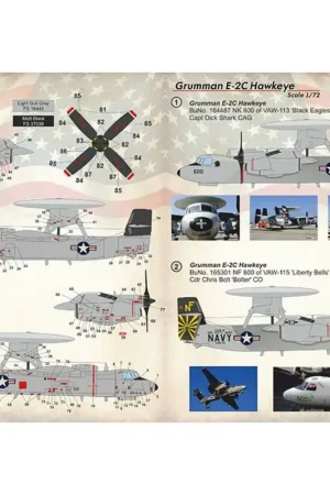 Sticker Grumman E-2C Hawkeye Decal Superprijs