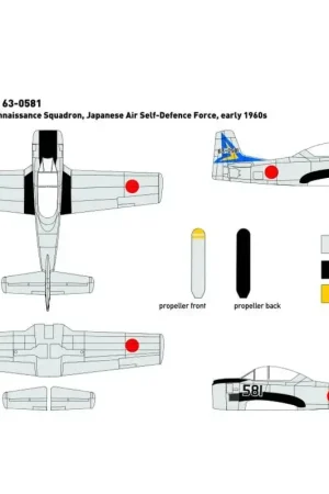 Koopje Noord-Amerikaanse RT-28B TROJAN / JASDF Schaalmodel