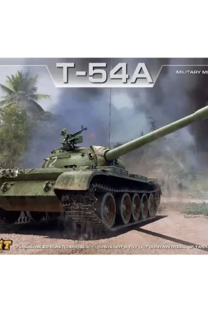 Sovjet T-54A met interieur Schaalmodel Lage Kosten