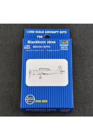 Blackburn Skua x 6 sets per box. Each sprue includes one aircraft. Total 42 parts on 6 sprues for 6 aircraft. Op = Op