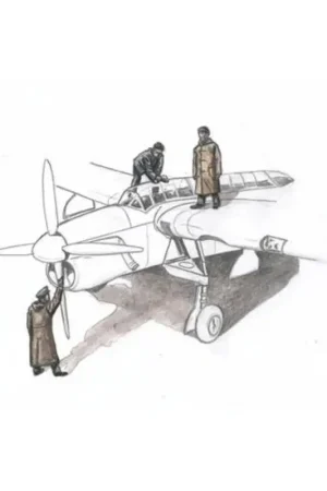 Rechtstreeks Van De Fabrikant Fairey Barracuda Mk.II / Mk.III Mechanics Figuren