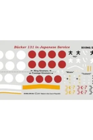 Favoriet Sticker Bucker Bu-131 in Japanese Service (8 x camo) Decal