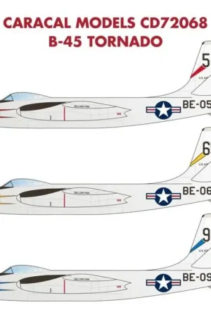 Sticker Noord-Amerikaanse B-45 Tornado Decal Snelle Levering