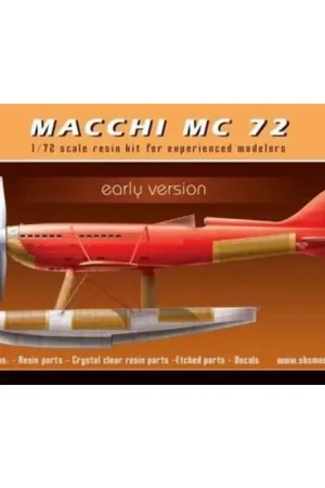 Beperkt Aanbod Macchi MC.72 vroege versie Schaalmodel