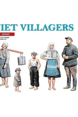 Soviet Villagers Figuren Flitsaanbieding