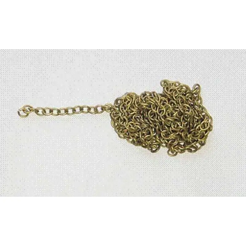 Ketting anker messing, links 4mm Snelle Levering