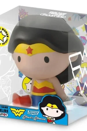 Justice League Chibi Bust Bank Wonder Woman 17 cm Spaarvarke Direct Beschikbaar