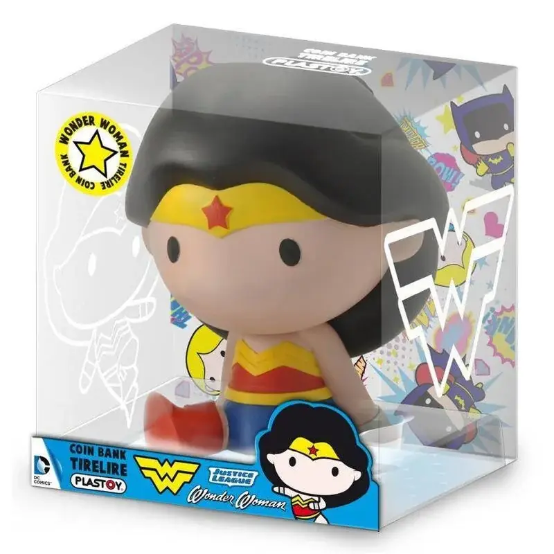 Justice League Chibi Bust Bank Wonder Woman 17 cm Spaarvarke Direct Beschikbaar