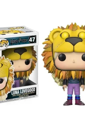 Harry Potter POP! Movies Vinyl Figure Luna Lovegood with Lion Head 9 cm Pop figur Exclusieve Aanbieding