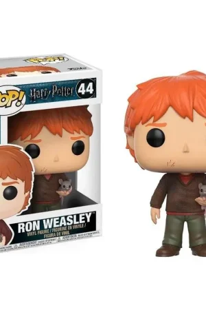 Favoriet Harry Potter POP! Movies Vinyl Figure Ron Weasley with Scabbers 9 cm Pop figur