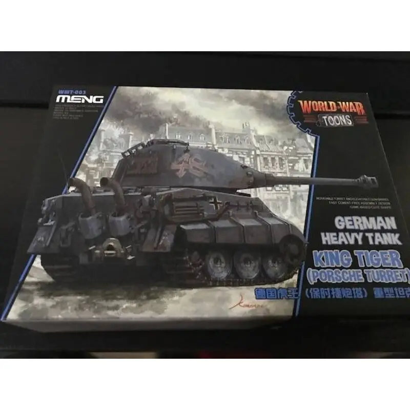 Favoriet German King Tiger World War Toon Schaalmodel