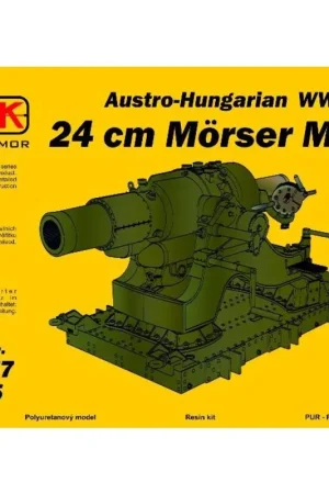 Oostenrijks-Hongaars WWI 24 cm Morser M.98 Een all-resin kit van een Austro-Hongaarse WW1 mortel.De master is ontworpen en gepr Favoriet