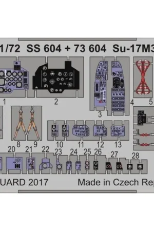Sukhoi Su-17M3 (ontworpen om te worden gebruikt met Modelsvit kits) Accessoire Bestseller