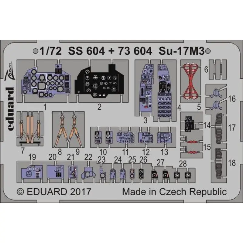 Sukhoi Su-17M3 (ontworpen om te worden gebruikt met Modelsvit kits) Accessoire Bestseller