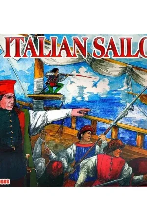 Speciale Aanbieding Italiaanse Sailors, 16-17 eeuw, set 1.36 figuren in verschillende poses