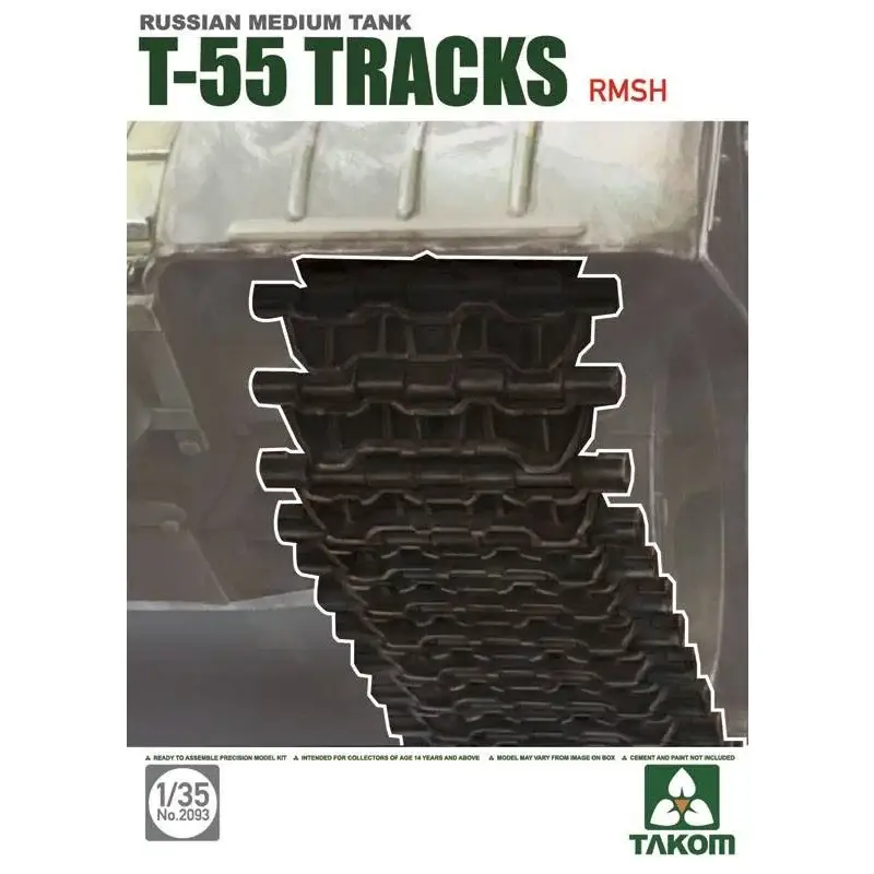 Sovjet T-55 Sporen RMSh (rubber metalen scharnier type) Rupsbanden Fabrieksprijs