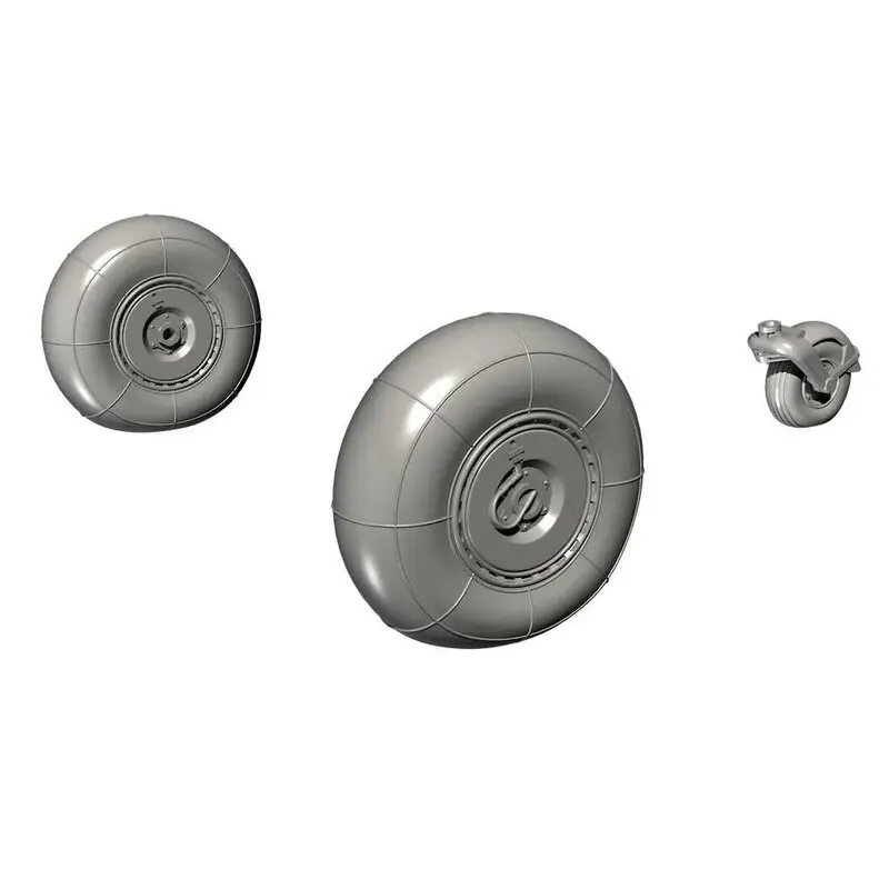 Junkers Ju-88A-4 / Ju-88C-6 Late Main en Staart Wheels (ontworpen om te worden gebruikt in combinatie met Revell kits) Bestel Nu