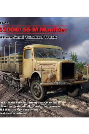 Direct Verzonden KHD S3000 / SS M Maultier, Tweede Wereldoorlog Duitse Semi-Tracked Truck NEXT RELEASE !!!&kogel;Deze speciale kit is de eerste