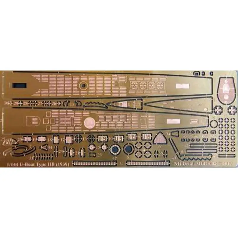 U-Boat Type IIB (1939) (ontworpen om gebruikt te worden met ICM en Revell kits) Accessoire Koopje