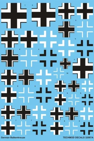 Beperkte Voorraad Sticker Duitse Balkenkreuze Decal