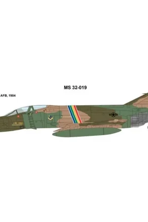 Sticker McDonnell F-4E Phantom 4e TFW 1984 SEYMOUR JOHNSON AFB Decal Speciale Aanbieding