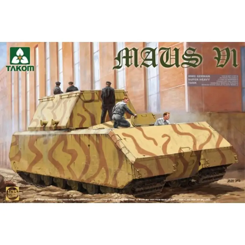 Maus V-1 WWII German Super Heavy Tank Schaalmodel Bestseller