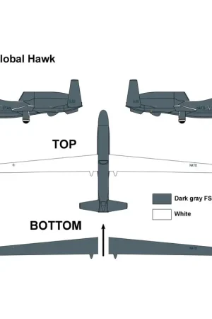 Northrop Grumman-RQ-4B GLOBAL HAWK / NATO 2Q / 2017 Schaalmodel Finale Uitverkoop