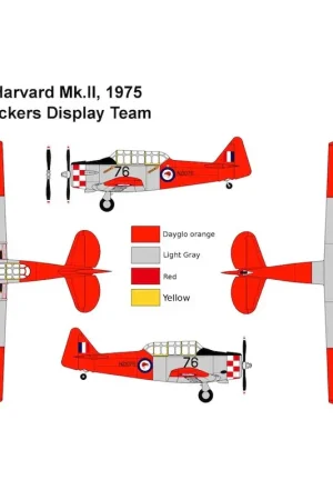 Speciale Aanbieding Noord-Amerikaanse Harvard Mk.II NZAF (ex Valom nieuwe propeller) Schaalmodel