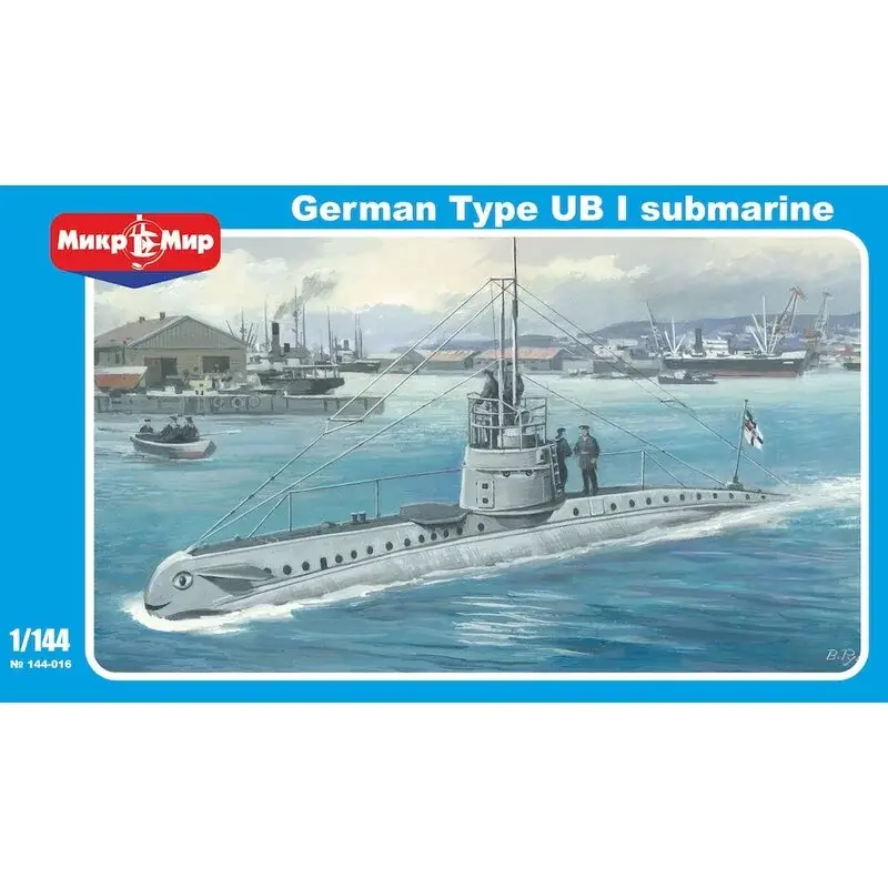 Direct Verzonden Duits Type UB 1 Submarine Schaalmodel