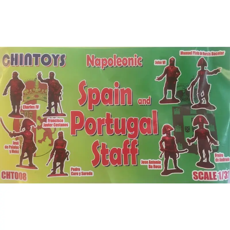 Express Levering Napoleons Spanje en Portugal Personeel (NO BOX. DIT IS POLY BAGGED) Figuren